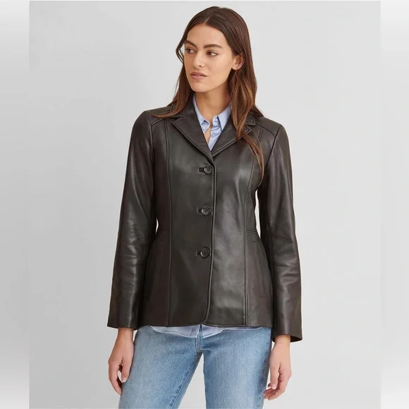 Vintage Wilsons Women’s Black Leather Jacket - Picture 13 of 14